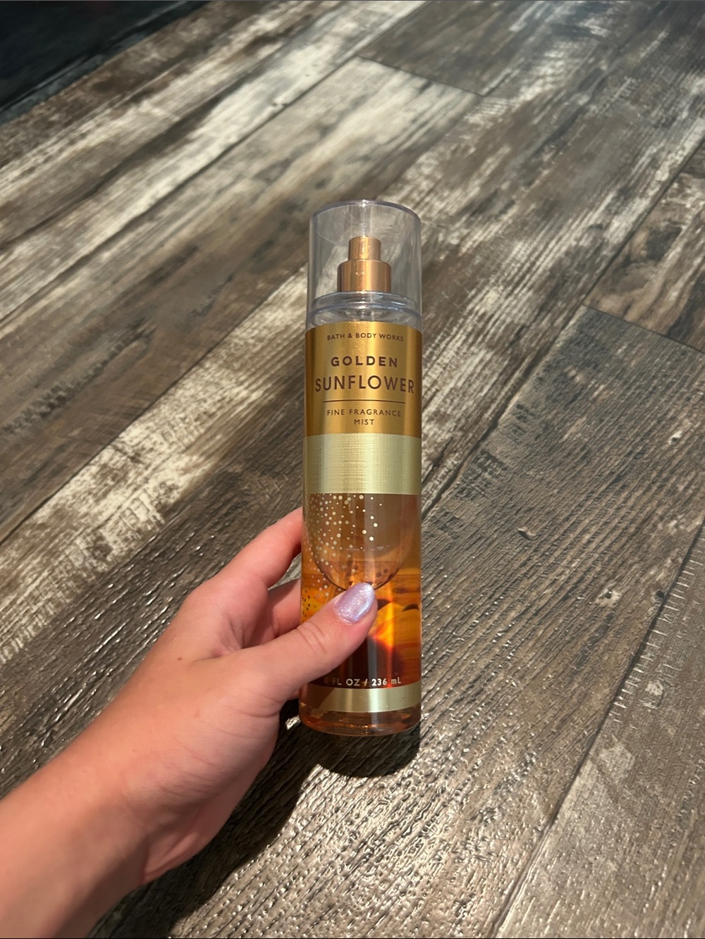 Bath & Body Works Golden Sunflower Mist — Gold & Amber